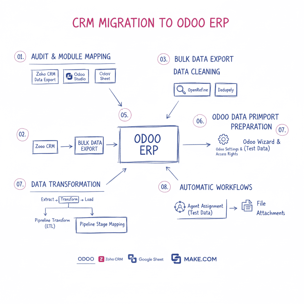 migración de crm a erp